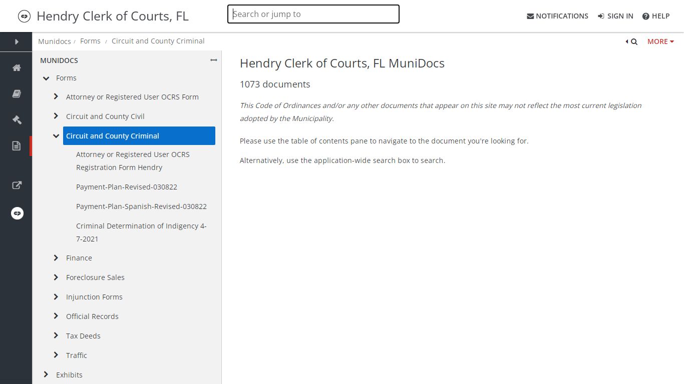 Hendry Clerk of Courts, FL - CivicPlus